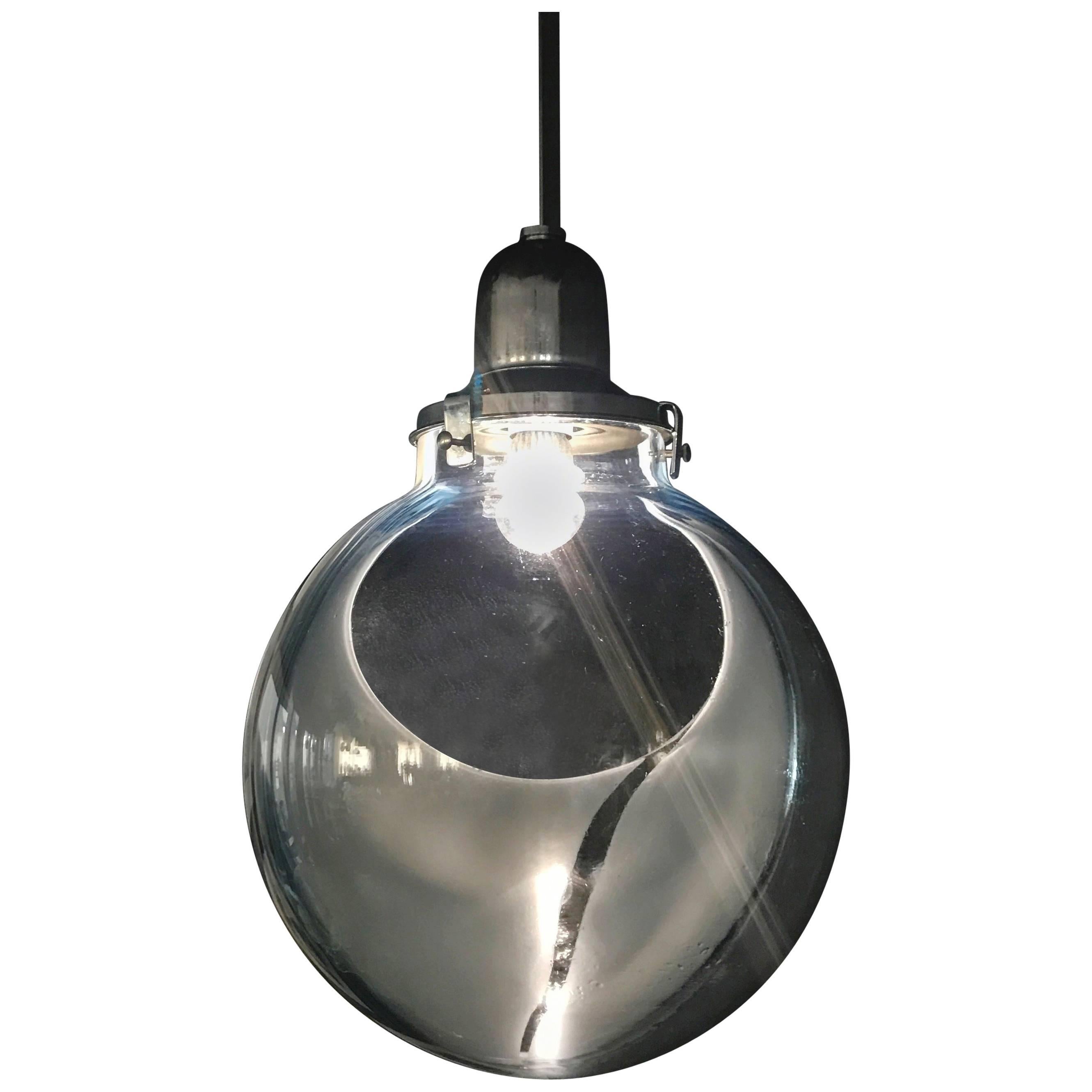 Large Space Pendant Lamp by Toni Zuccheri for Venini, circa 1960 in Murano Glass