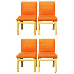 Set of Four Baker Far East Dining Chairs