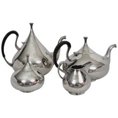 John Prip Chrome Coffee and Tea Set