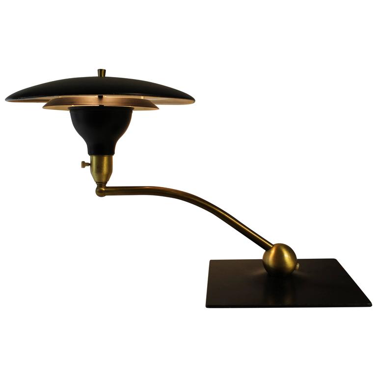 M G Wheeler Sight Light Swivel Desk Lamp At 1stdibs M G Wheeler Sight Light Swivel Desk Lamp