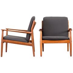 Grete Jalk Pair of Easy Chairs