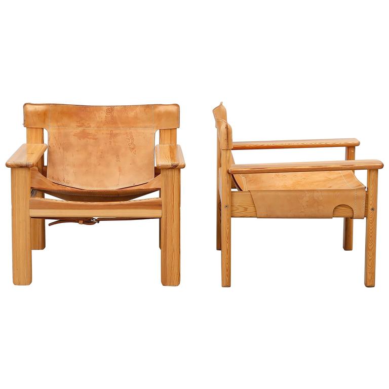 Karin Mobring Pair of "Natura" Armchairs, Sweden  For Sale