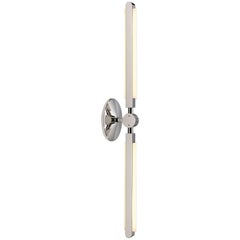 Pris Linear Sconce in Polished Nickel by PELLE