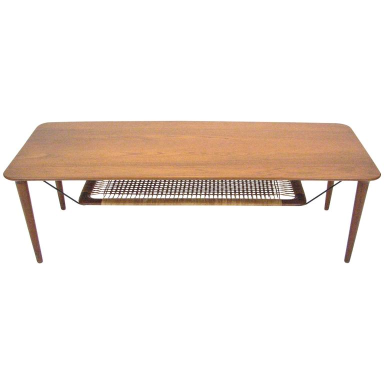 Mid Century Norwegian Teak Coffee Table By Gustav Bahus In The Mid Century Norwegian Teak Coffee Table By Gustav Bahus In The Manner Of Hvidt