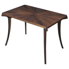  Argentine Exotic Wood Sabre-Leg Writing Desk from Costantini, Uccello