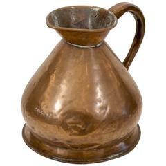 Large Copper Watering Pitcher