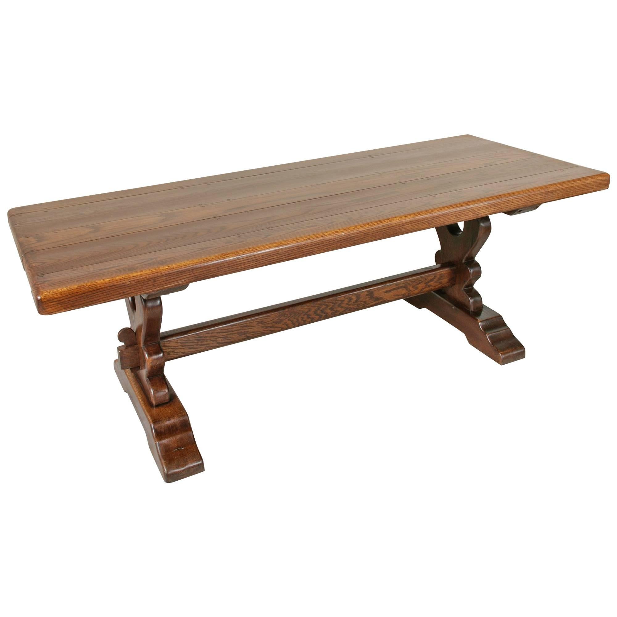 French Oak Farm Table Dining Table Trestle Table