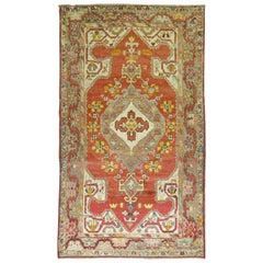 Vintage Turkish Oushak Rug