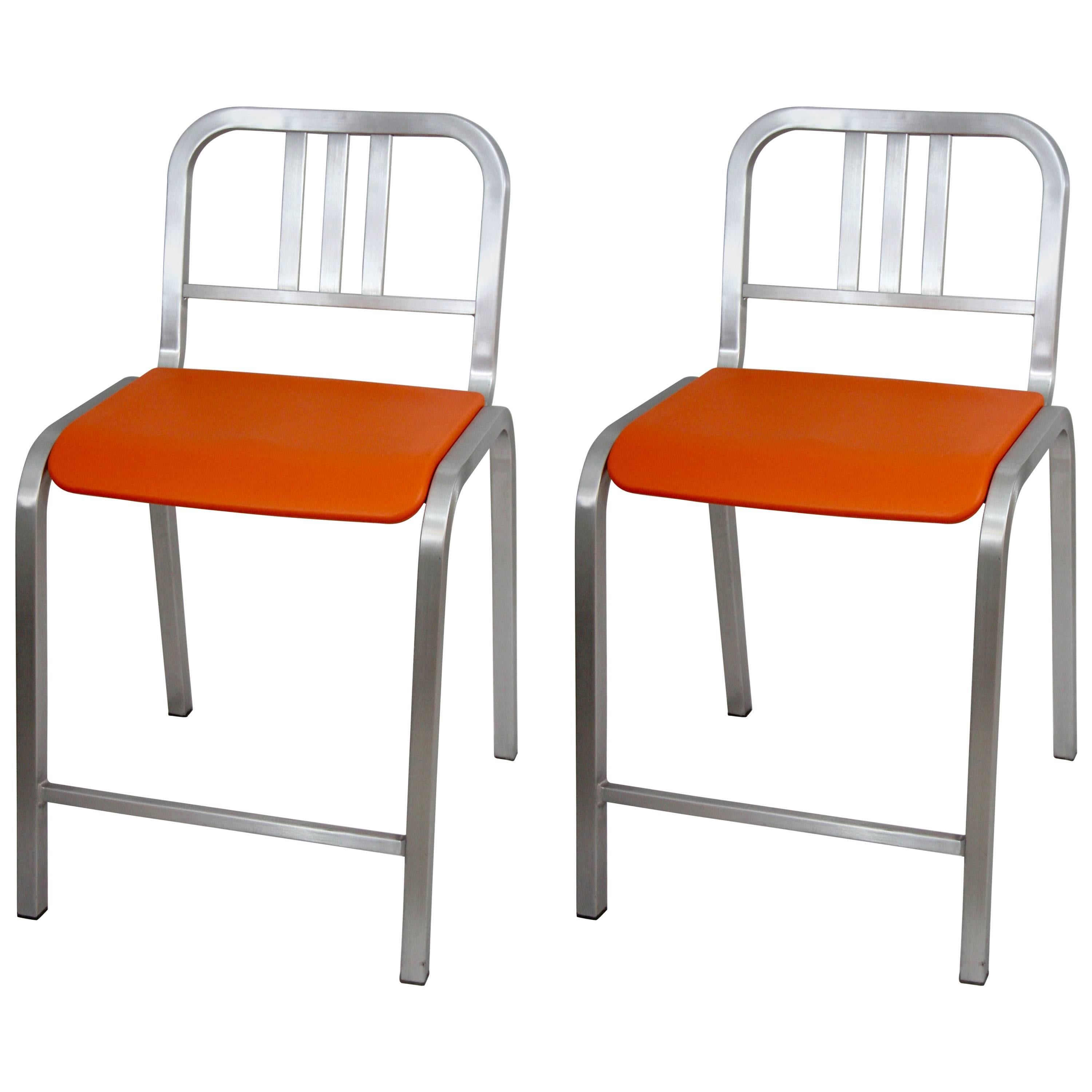 Pair of Bar Stools Designed by Ettore Sottsass