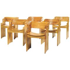 Giuseppe Rivadossi, Six Chairs, Prod. Rivadossi, Italy 7