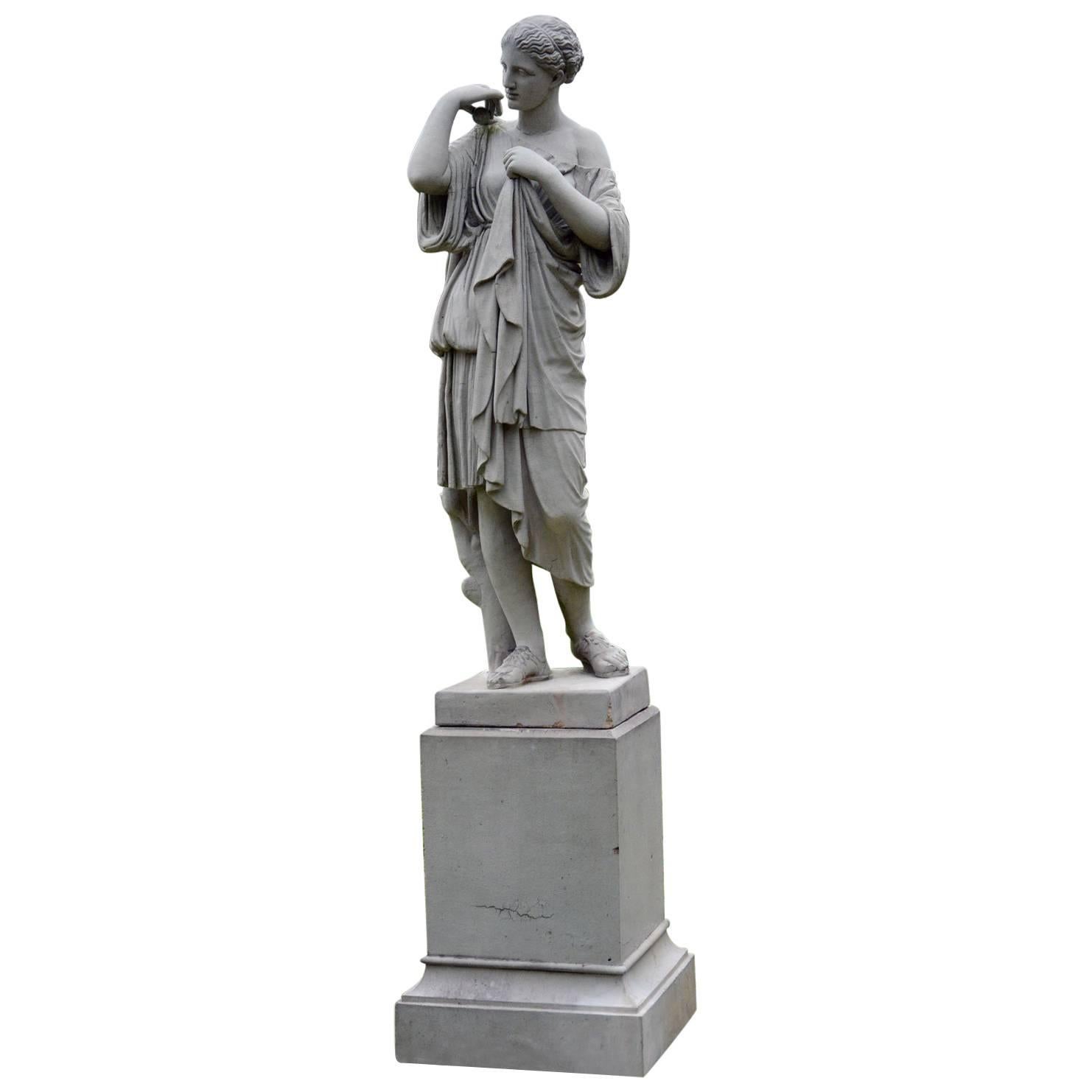 Stoneware Figure of Diana