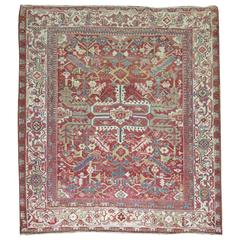 Square Persian Heriz Rug 9