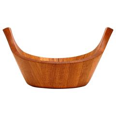 Early Jens Quistgaard Teak "Viking" Bowl for Dansk 2