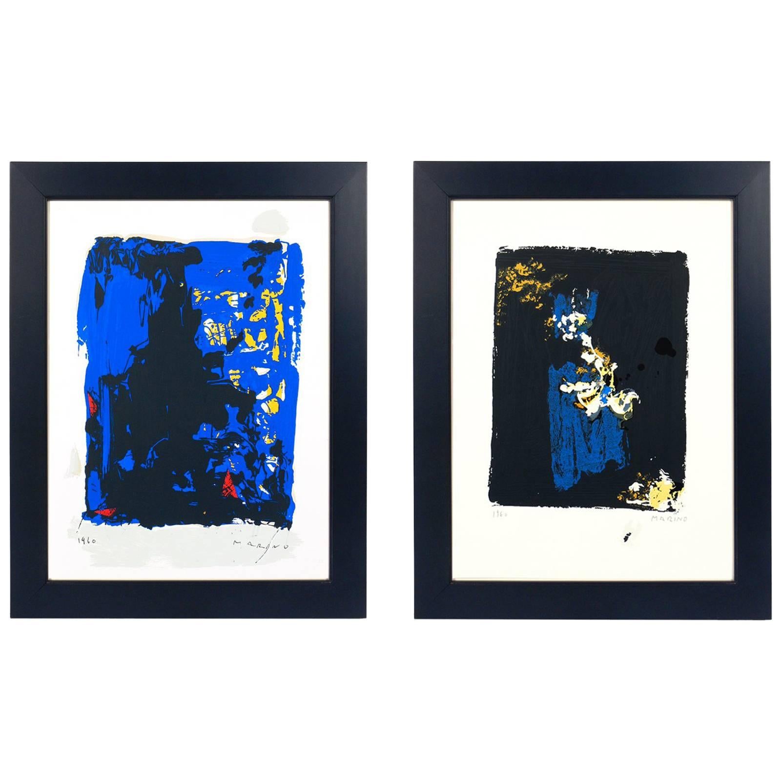 Pair of Marino Marini Lithographs For Sale