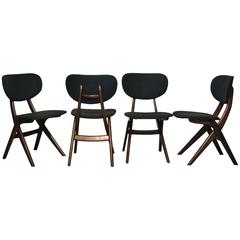 Dining Chairs by Louis Van Teeffelen for Wébé, Dutch Design, 1950s