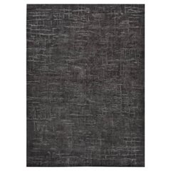 Mansour Modern Abstract-Design Silk and Wool Zen Rug
