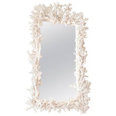 Candace Barnes Designed Antiqued Coral Mirror