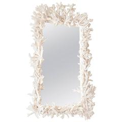 Rare Candace Barnes Designed Antiqued Coral Mirror 6