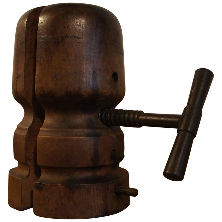 Antique wooden hat stretcher Clearance