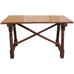 Antique French Early 19th Century Walnut Presentation Table