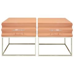 Tommi Parzinger Sculpted Bedside Tables, 1960s 10