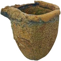 Volcanic Lavarock Smelting Crucible Planter