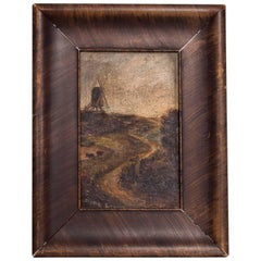 Beautiful Antique Impressionist Painting, 1800s