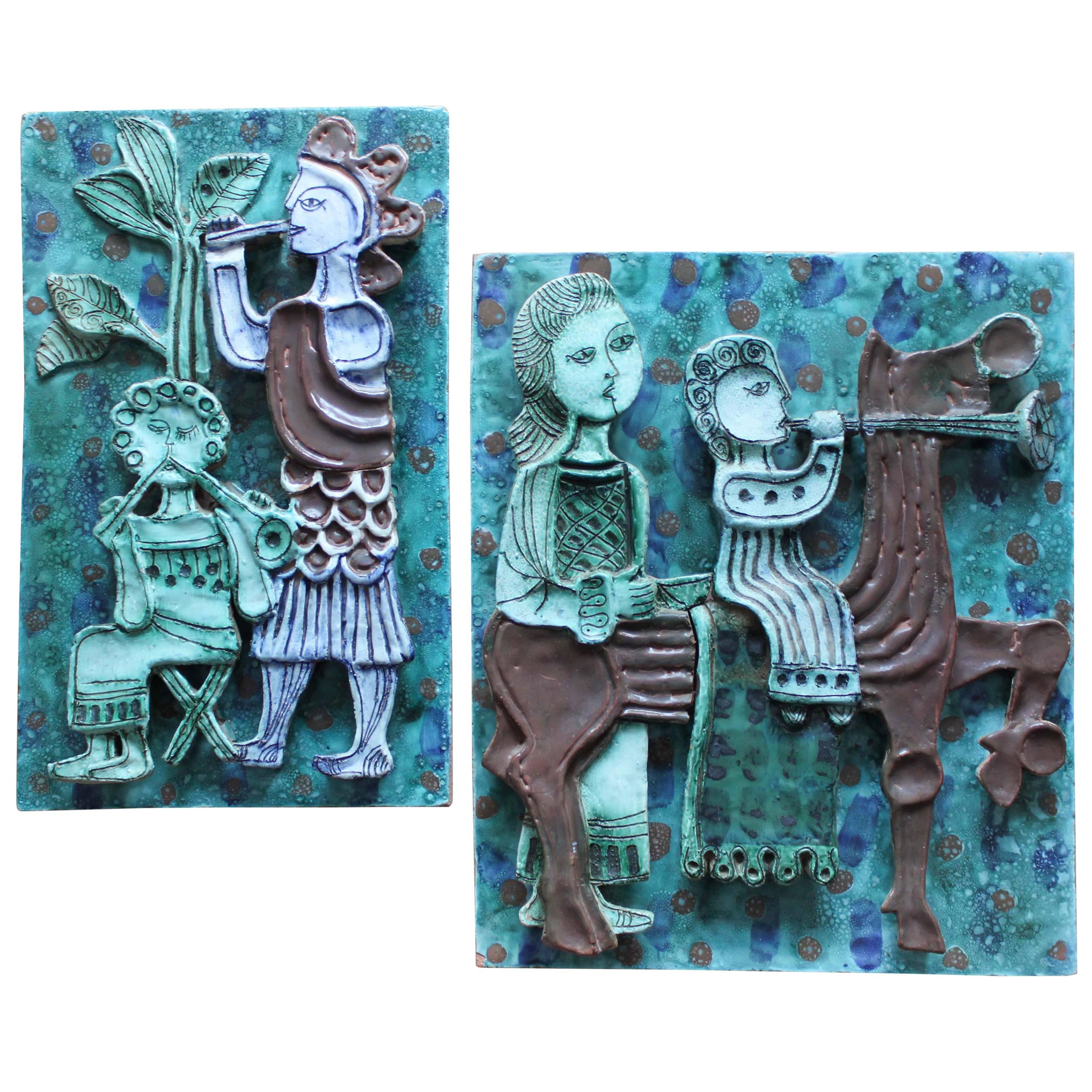 Alessio Tasca Nova Terra Cotta Wall Plaques For Sale