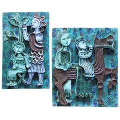 Alessio Tasca Nova Terra Cotta Wall Plaques