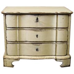 Small Danish Baroque Chest of Drawers of Painted Wood, 1760s 12