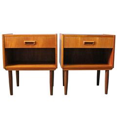 Set of Chests/Bed Tables in Teak of Danish Design from the 1960s Set of Chests/Bed Tables in Teak of Danish Design from the 1960s