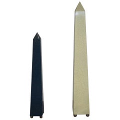 Obelisks Fornasetti Wooden Materials Imitation Lapis