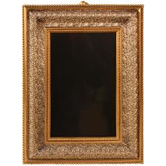 Fabulous Silver and Bronze Picture Frame