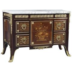 Louis XVI Style Neoclassical Commode in the Manner of Jean-Henri Riesener 4