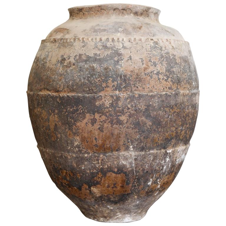 19th Century, Andalusia Olive Jar from Spain at 1stDibs
