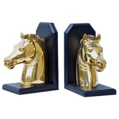 Zebra Bookends of Brass by Sarreid, Ltd.
