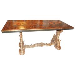 19th Century Italian Library Table 1