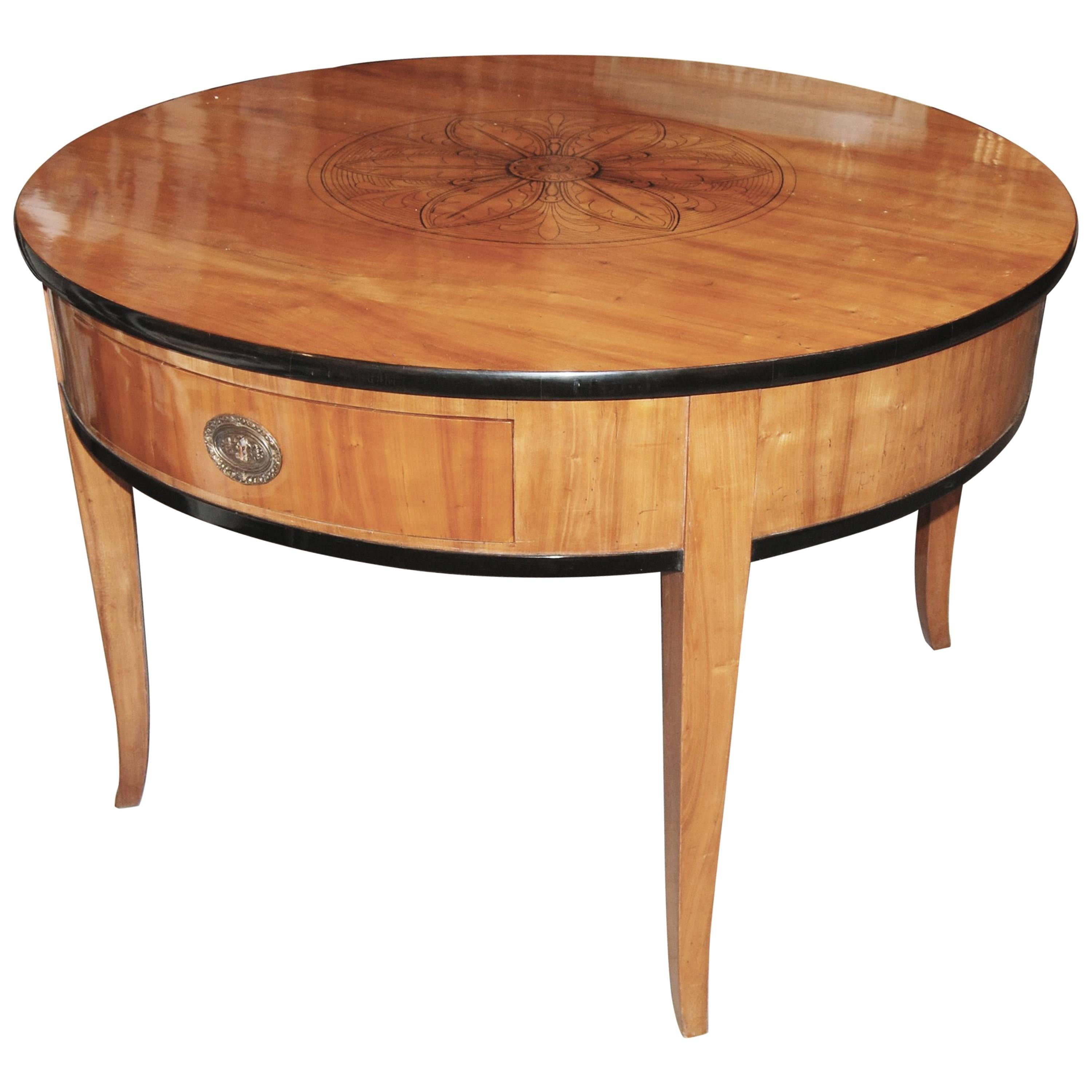 Exceptional Biedermeier Center Table