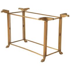 Vintage Bronze Table or Kitchen Island Base 3