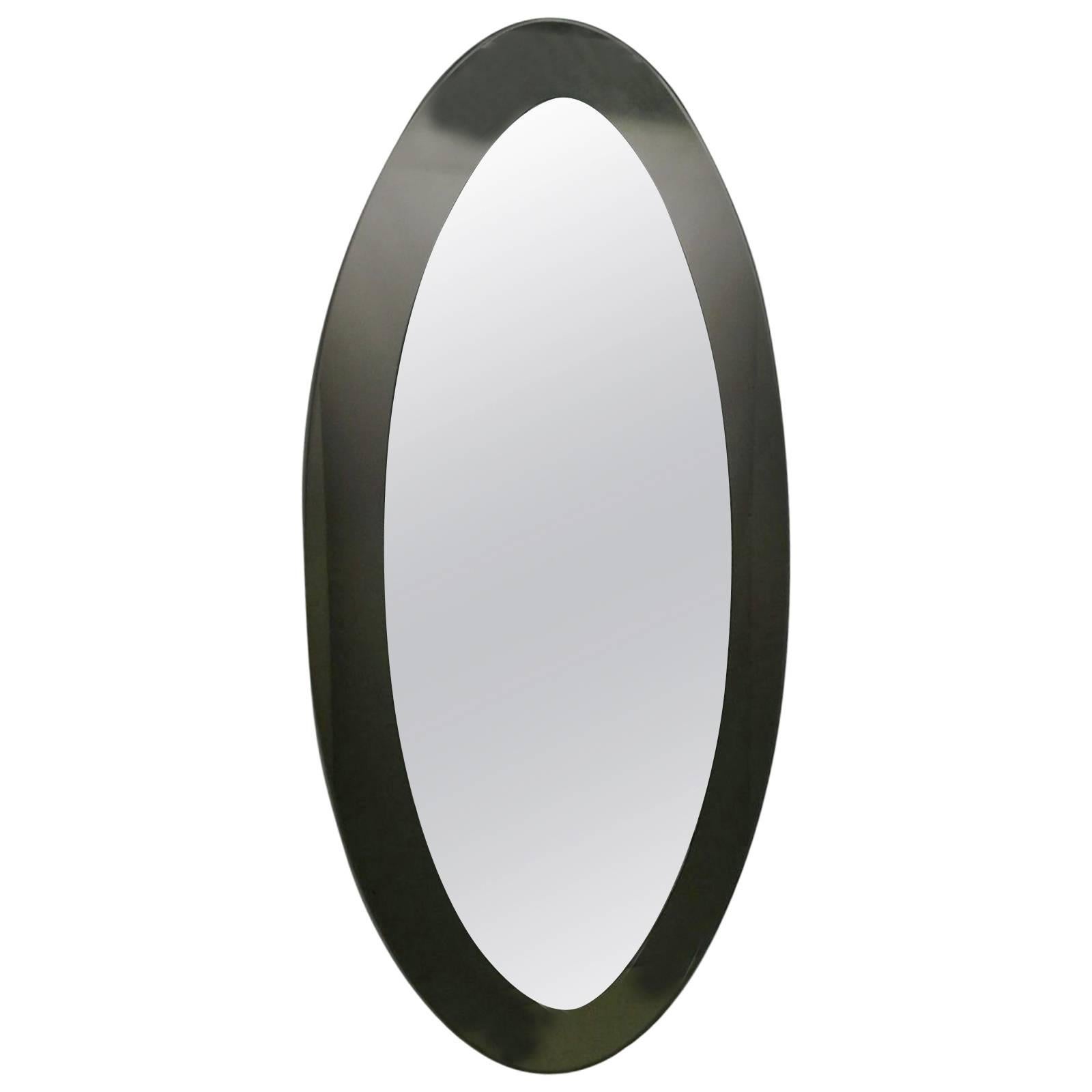 Oval Mirror Italian Design, 20th Century