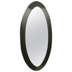Antique Oval Mirror Italian Design, 20th Century