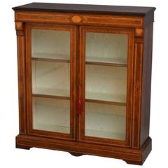 Antique Victorian Rosewood Pier Cabinet, Display Cabinet
