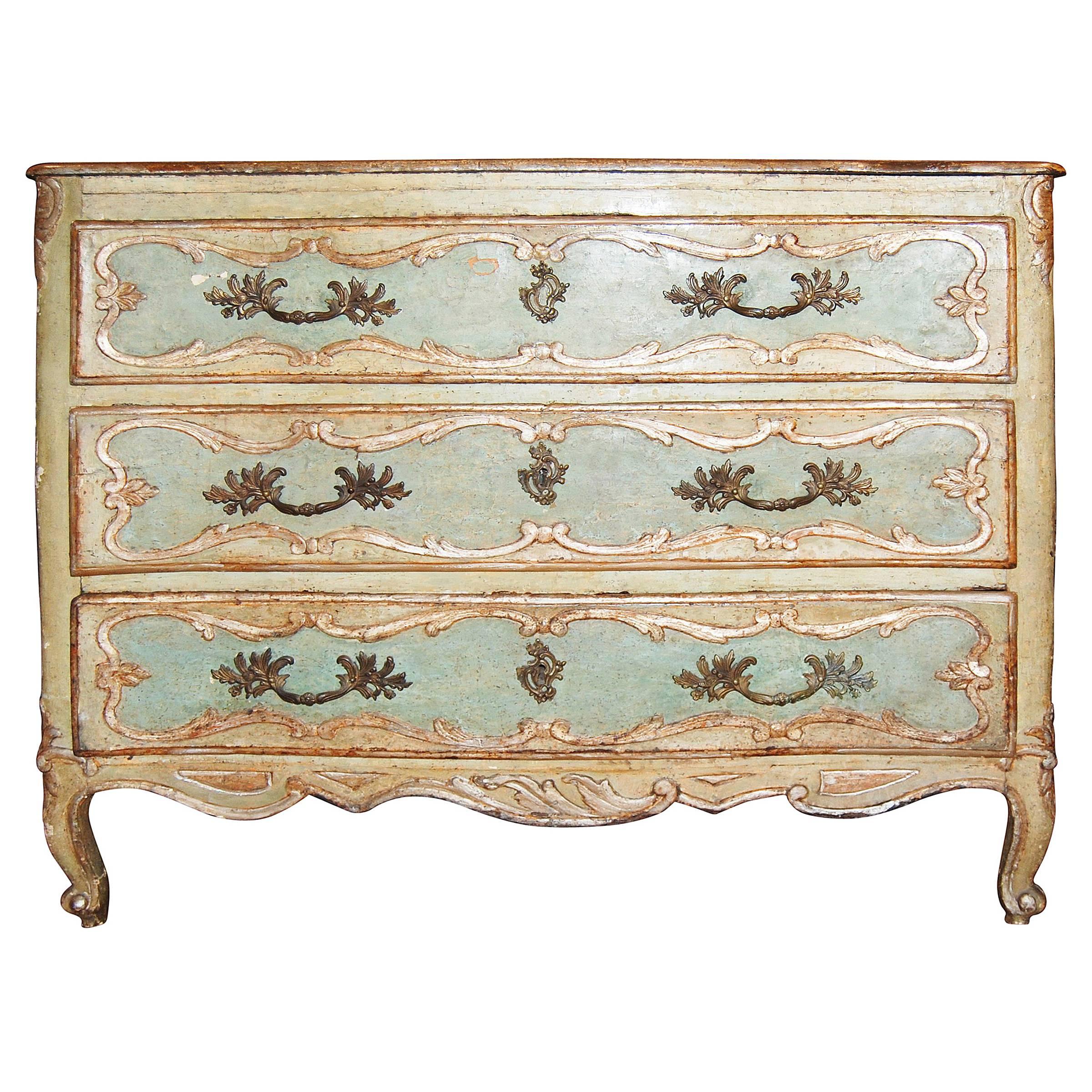 19th Century Painted Genovese Commode