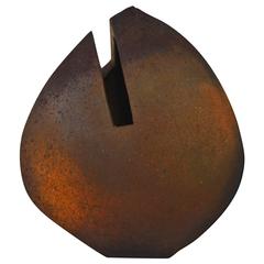 Malcolm Wright Abstract Wood-Fired Sculpture