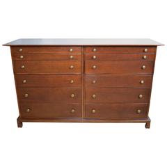 12 Drawer Mahogany Dresser, Widdicomb, circa 1946 1