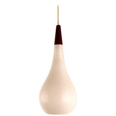 Vintage Holmegaard Pendant with White Glass