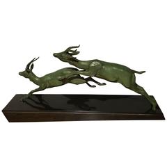 Art Deco Spelter Group by "Plagnet"