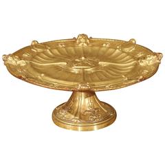 Antique Gilt Bronze Neoclassical Tazza