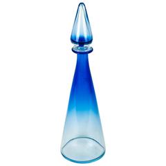 Mid-Century Modern Art Deco Style Murano Glass Decanter 4
