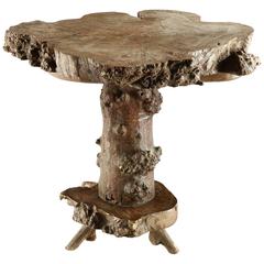 Naive Burr Elm Occasional Table